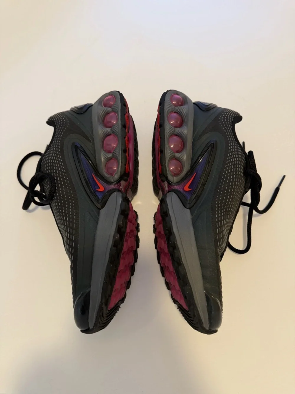 Nike Air Max Dn All Night Black Light Crimson Grey Women's Shoes 8
